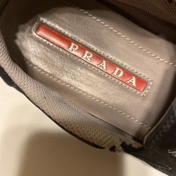 PRADA 3S 6094 MENS CAMO PRINT SHOES SIZE 38